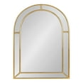thumbnail image 3 of Kate and Laurel Fairbrook Transitional Arched Wall Mirror, 18 x 24, Gold, Sophisticated Glam Mirror Decor for Wall, 3 of 8