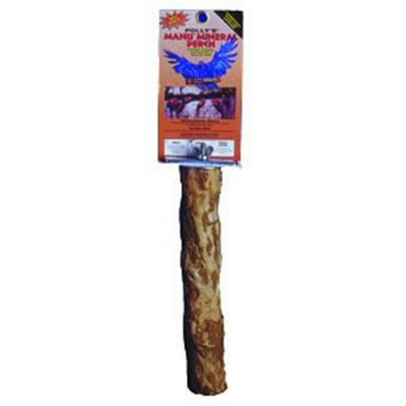 Polly s Pet Products 519-50383 Pollys Pet Products Manu Mineral Bird Perch Size Large 9in
