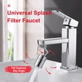 thumbnail image 5 of Mistaha Universal Filter 720 Degrees Big Angle Spray Aerator Kitchen Tap Water Saving Nozzle Sprayer Bathroom Basin Lengthen Extender, 5 of 5