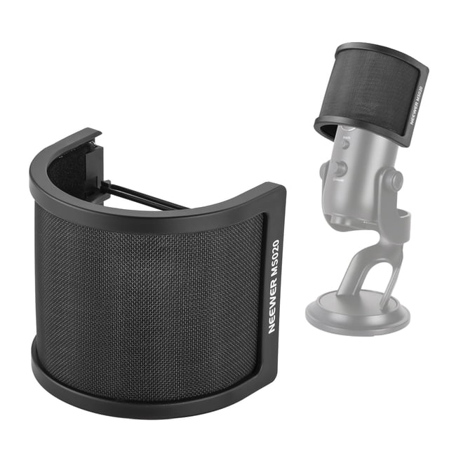 Filtro Antipop Neewer MS020 para micrófonos de 40 a 72 mm