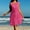 Hot Pink, variant on Summer Savings EGNMCR Bathing Suit Cover Up for Women Womens Bathing Suit Bikini Swimsuit Coverup Beach Crochet Loose Hollow Out Coverup Skirt