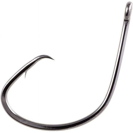 UPC: 0054831006243 | Owner Hooks Mutu Light Circle Super Needle Point 1/0 40Pk Black Chrome