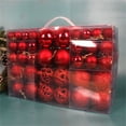 thumbnail image 6 of Christmas Ornaments, Christmas Celebrate Decor, Party Boxs, 100Pcs Christmas Ball Shatterproof Cute Garland Wreath Baubles Hanging for Home, 6 of 7