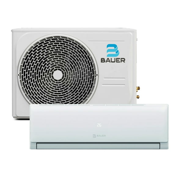 Aire Acondicionado Minisplit Bauer Aire Frío 1 Tonelada (12,000 BTU's) 115V