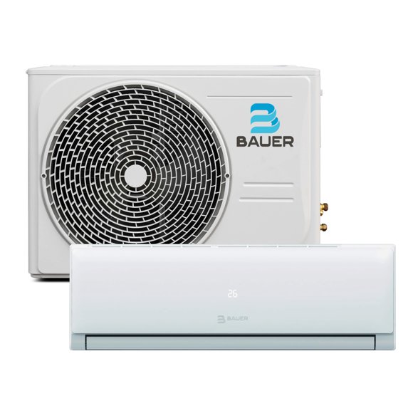 Aire Acondicionado Minisplit Bauer Aire Frío 1 Tonelada (12,000 BTU's) 220V