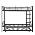 thumbnail image 4 of MERAX  Twin over Twin Metal Bunk Bed with Trundle Black, 4 of 5