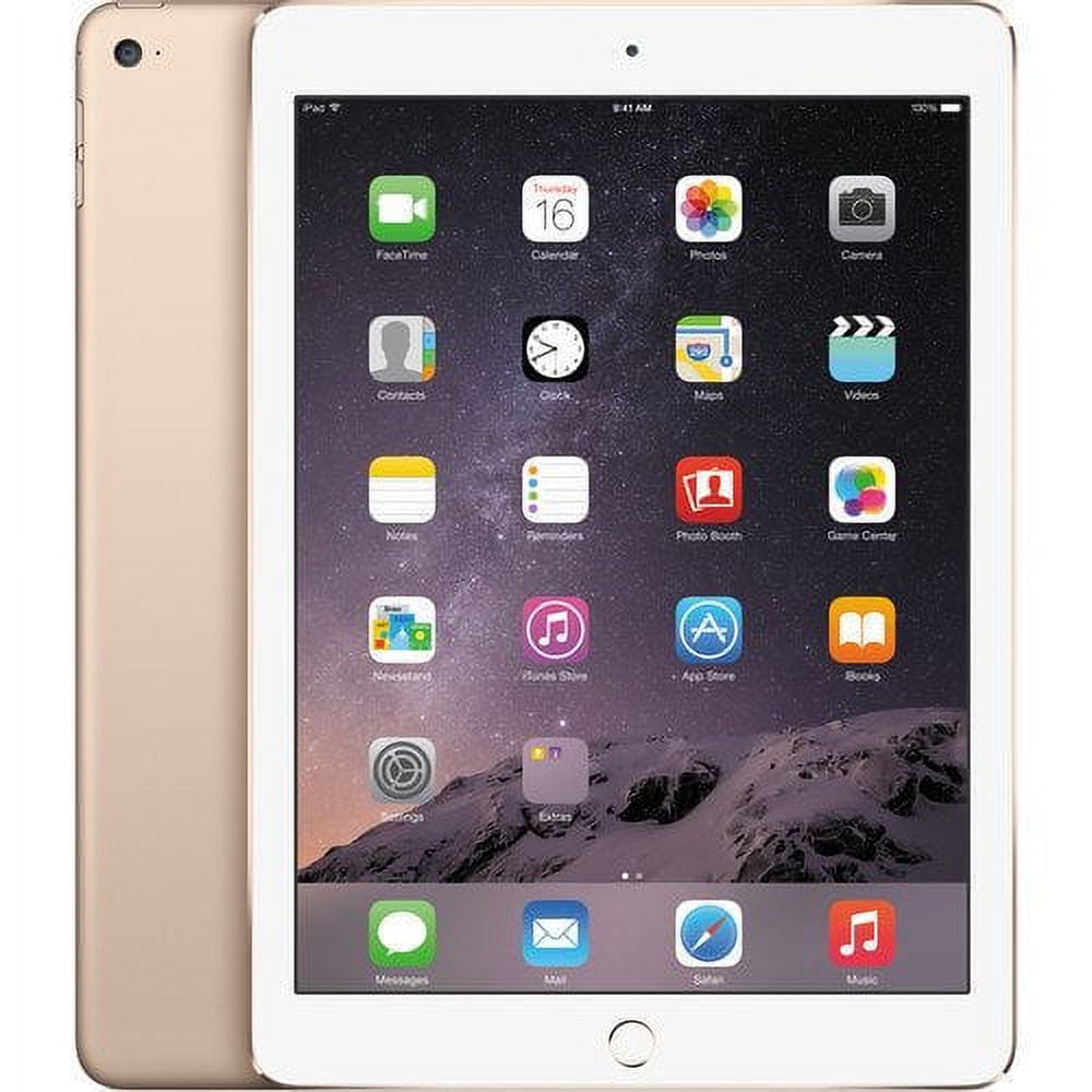 Restored Apple iPad Air 2 16GB Gold Wi-Fi MH0W2LL/A (Refurbished