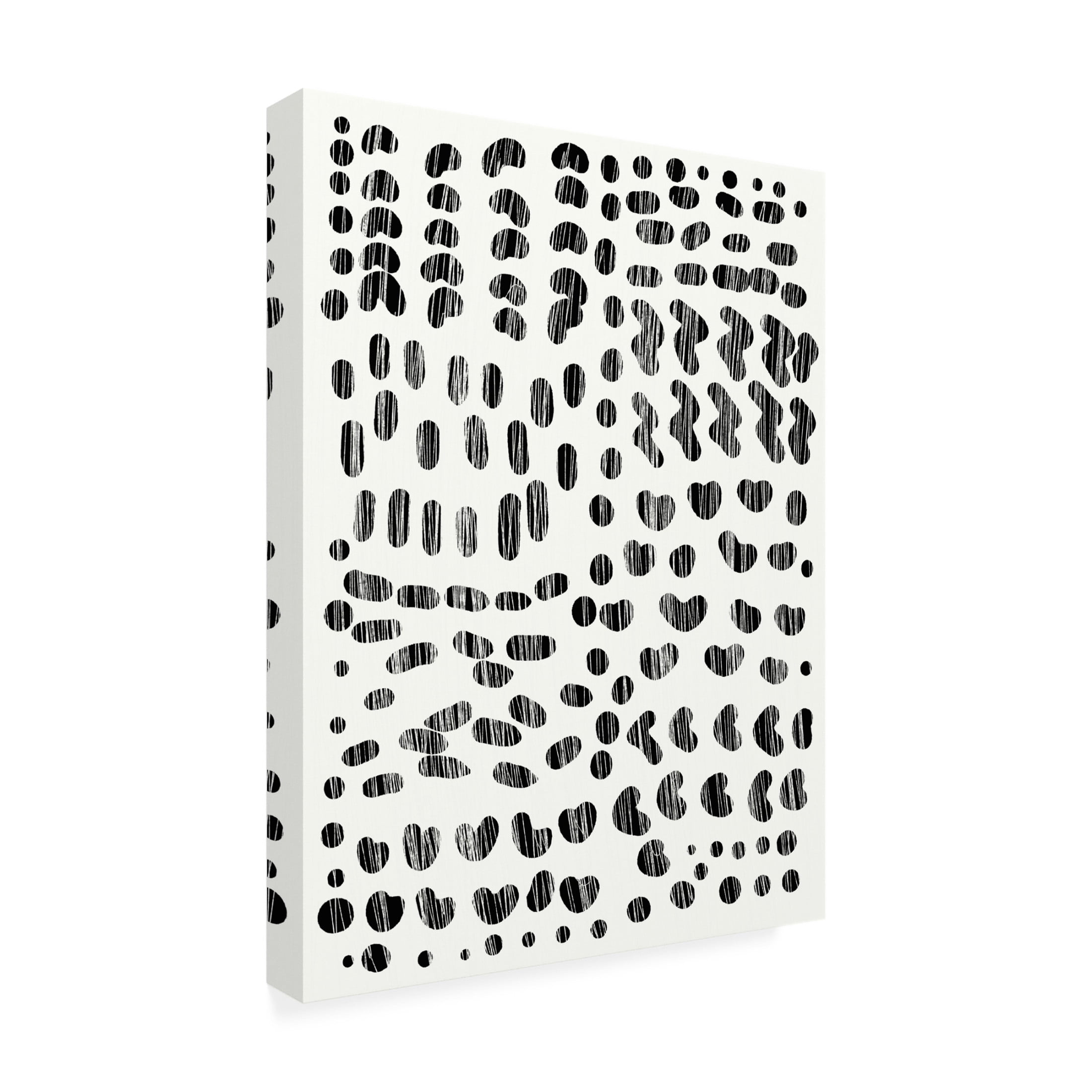 Trademark Fine Art Dan Hobday Dots and Strokes Canvas Wall Art
