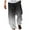 White, variant on Herrnalise Men's Joggers Cargo Pants Summer Casual Fashion Gradient Printing Elastic Waist Straight Trousers Ripped Denim Pants for Men For Black,S