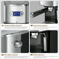 thumbnail image 6 of WAA 20 Bar Compact Espresso Maker with Milk Frother, Black, 6 of 7