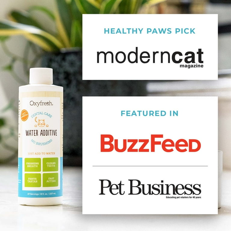 Oxyfresh water additive for pets hotsell