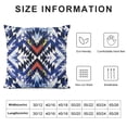 thumbnail image 6 of Nawypu 2 Pack Kaleidoscope Accent Decorative Throw Pillow Covers Square Throw Pillow Cover for Sofa Couch Decoration(Navy Blue), 6 of 6