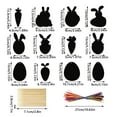 thumbnail image 4 of 3/2/1 Sets Easter Bunny Scratch Mini Art Set Color Scratch Art Easter Egg Ornaments Decorations DIY Easter Craft Kits Kids Easter Party Gifts Egg Basket Stuffers, 4 of 6