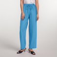 thumbnail image 4 of Gibobby Women's Drawstring Waist Wide Leg Sweatpants Loose Baggy Pants with Pockets(Sky Blue,XXL), 4 of 7