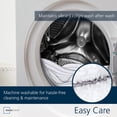 thumbnail image 3 of Mainstays Microfiber Kitchen Towels, Absorbent Cleaning Cloths, 15" x 25" White 4 pack, 3 of 10