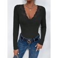 thumbnail image 3 of Am Direct Womens Tops Summer Loose Tunic Short Sleeve Shirts Crew Neck Top Pleated Dressy Casual Blouses, 3 of 5