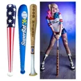 thumbnail image 2 of Peluca de béisbol de madera maciza para chica de belleza, Harleen Quinzel, bate de béisbol de madera, guante, accesorio de cosplay de Suicide Squad, accesorio de cómic para vacaciones, 2 of 5