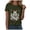 Army Green, variant on Halloween Shirts for Women Cute Ghost Graphic Tees Fall Crewneck Short Sleeve Costumes Autumn Party Graphic T-Shirt (Grey, XXL)