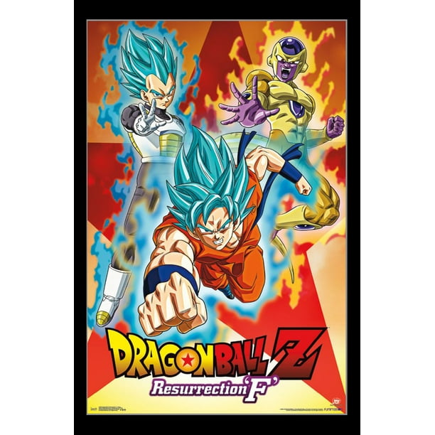 Dragon Ball Z Resurrection F Group Poster Print 22 X 34 Walmart Com