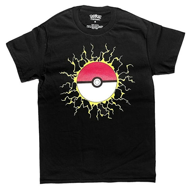 Pokemon Electric Pokeball Graphic T-Shirt (XX-Large) - Walmart.com ...