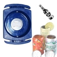 thumbnail image 1 of Abridor de Latas Herramienta de Bar Doméstico Azul Dos en Uno para Bebidas de 8 a 19 Onzas, 1 of 8