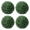thumbnail image 1 of piezas de plantas artificiales de boj con forma de bola, 5 pulgadas, para colgar en el porche, decoración de bodas, hoteles, interiores y exteriores., 1 of 8