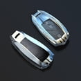 thumbnail image 4 of Zinc Alloy Key Fob Cover,Keychain,Full Protection Car Key Case for Benz 2019-2021 A-Class C-Class G-Class 2017-2020 E-Class S-Class 2018-2022 CLS Smart Keyshell Accessories,Silver Color, 4 of 7