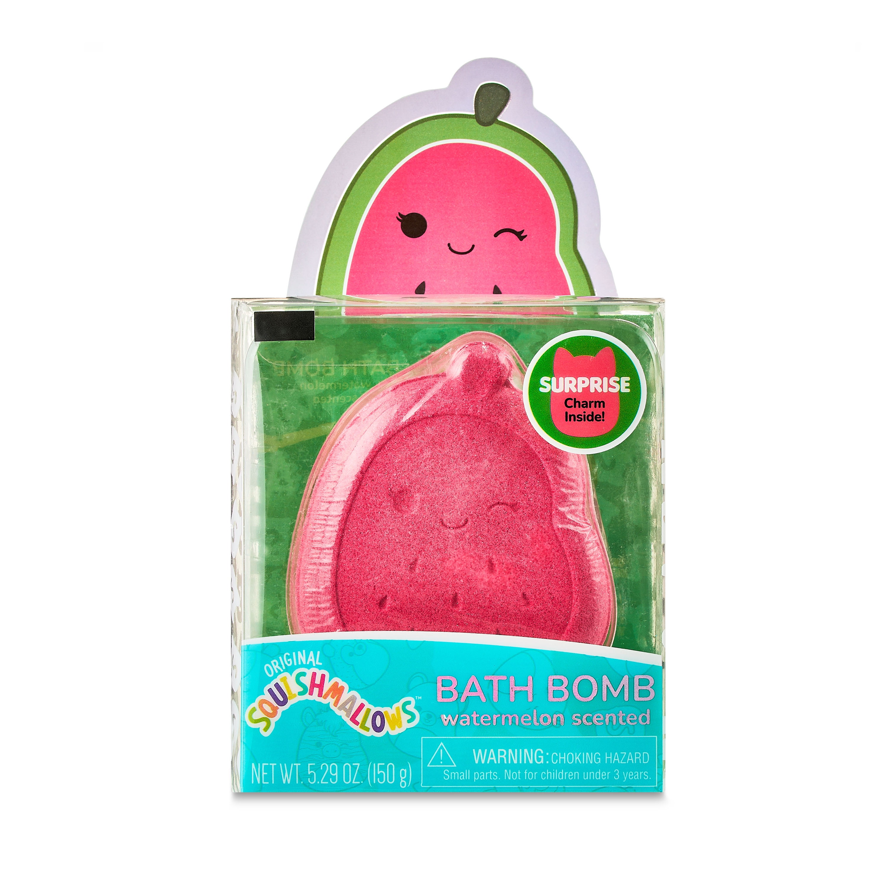 Squishmallow red Bath Bomb, watermelon