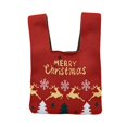 thumbnail image 1 of Bolso de muñeca navideño, moderno y bonito, con nudo en la manga, decorativo, con nudo en la muñeca. Ciervo y rojo, 1 of 9