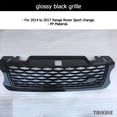 thumbnail image 3 of Para Range Rover Sport 2014 a 2017, cambie el kit de carrocería estilo LM, la parrilla negra brillante, el parachoques delantero de material PP, agregue imprimación de borde delantero, 3 of 5