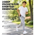 thumbnail image 4 of Brooklyn Vertical Boys 3-Pack Poly Fleece Joggers – Soft Warm Casual Pants with Pockets, Comfortable Everyday Wear, Sizes 6-20, 4 of 7