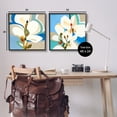 thumbnail image 3 of Stupell Industries Modern Flower Pattern Botanical & Floral Painting Black Framed Art Print Wall Art, 24 x 24, Set of 2, 3 of 9