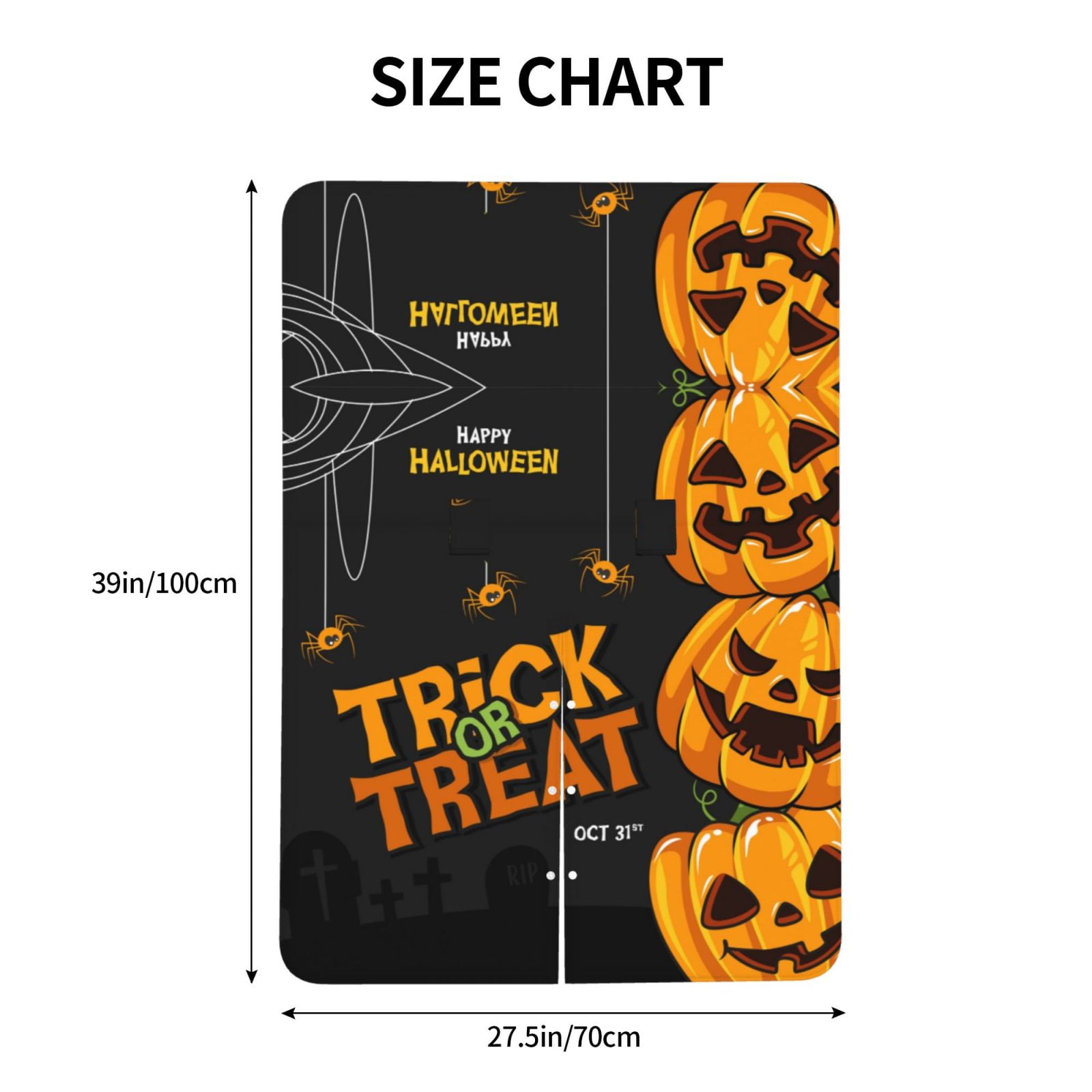 Car Seat Cover Baby - Halloween Pumpkin Trick or Treat (2) Breathable Infant Car Seat Cover for Baby Carseat, Lightweight Comfort Baby Essentials Must Haves Newborn Stuff for Girl Boy