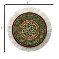 thumbnail image 6 of Inusitus Set of 4 Round Coasters - Rug Table Drink Holders - Oriental Design Fabric Elegant Carpets (Set-1), 6 of 6