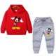 thumbnail image 3 of Conjunto de sudadera con capucha para niños, ropa para niños, ropa para bebés, suéteres casuales con capucha de Mickey, sudadera con capucha y pantalones, 2 piezas/conjunto, 2 a 14 años, 3 of 5