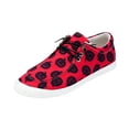 thumbnail image 3 of Willtoo Women Halloween Low Top Canvas Sneakers, 3 of 5
