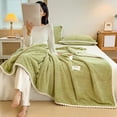 thumbnail image 6 of Soft Plushes Milk Velvet Jacquard Blanket Warm Fluffys Blanket for Couch Bed Sofa, 6 of 18