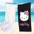 thumbnail image 1 of Toalla de playa de Hello Kitty, dibujos animados, lindo Sanrio, decoración de habitación, baño, mano, hogar, ducha, viaje, baño, niños, niñas, niños, 1 of 7