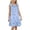 F384-Blue, variant on FYDUU Girls Nightgowns Summer Floral Dress Tiered Ruffle Spaghetti Strap Soft Cute Casual A-Line Dress Lightweight Sleepwear Sundress 5-6 Years