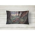 thumbnail image 2 of Carolines Treasures BDBA0259PW1216 Doe & Fawn Deer Fabric Decorative Pillow, 2 of 3