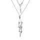 thumbnail image 1 of Crystal Stone Holder Necklace Ajustable Crystal Cage Necklace Ajustable Metal Net Necklace Crystal Stone Chain Mesh Pendant Necklace Punk Style Jewelry Accessories Gifts, 1 of 2