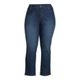 thumbnail image 3 of JMS Just My Size by Hanes 5 Pocket Stretch Jeans, Women's Plus and Women's Plus Petite, Sizes 16W-26W, 3 of 5