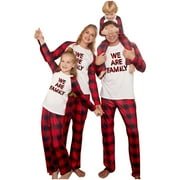 YANHOO Christmas Pajamas for Family Matching Sets Pjs Christmas Womens Couples Pajamas Two Pieces