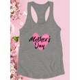 thumbnail image 3 of Mothers Day Bold Brush Art Racerback Tank Women -Image by Shutterstock, Female x-Large, 3 of 4