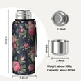 thumbnail image 7 of 20 Oz Pioneer Flower Coffee Tumbler Double Wall Insulated Stainless Steel Water Bottle | Metal Reusable Thermoses Flask with Cup Cap | Leak & Sweat Proof with Anti-Dust Lid, 7 of 7