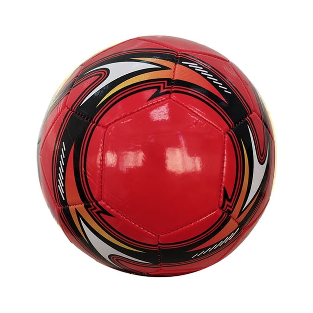 tamizeot Ballon de Soccer en Cuir PU Ballon de Soccer Professionnel Imperméable Anti-Pression Taille 5 Extérieur Portable Entraînement Sports Rouge 1 Ensemble