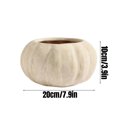 thumbnail image 2 of (2 Pack) Outdoor Pumpkin Design Flower Pots Durable Resin Garden Planter For Patio Decoration And Displaying, 2 of 7