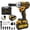 Yellow-1 Battery, variant on Pnoeoce 580N.m Brushless Cordless Impact Wrench,1/2" Impact Gun, 21V High Torque, 3200RPM with 4.0Ah Battery for Car Repair and DIY