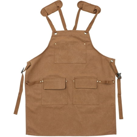 

Canvas Apron Thickened Kitchen Home Studio Apron For Hair Stylist Chef Waiter