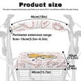 thumbnail image 6 of HELLHERO Corgi Dog Stretchable Material Seat Back Cover & Rollator Walker Cover Easy Install Easy to Clean for Suitable for Parks and Outdoor, 6 of 7